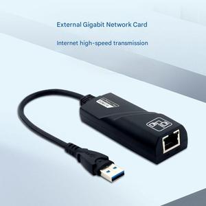 USB 3.0 Type-C RJ45 LANイーサネットアダプター10/100/1000Mbpsスピード対応PC用ラップトップ外部RTL8153ネットワークカードストック - Product Image 6