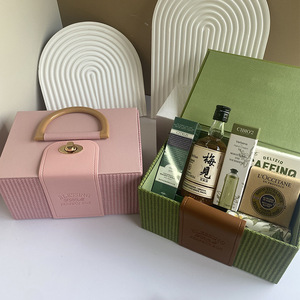 Pembe kadın hediye kutusu boş premium ambalaj gelin bebek bezi ambalaj saplı hediye kutusu - Product Image 4
