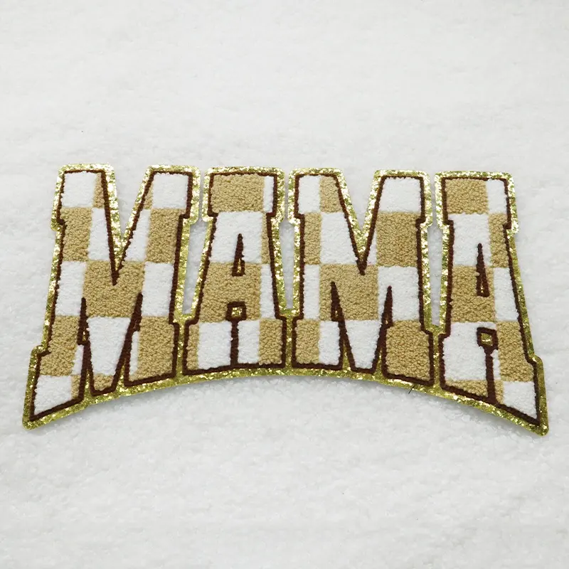 رقعة شعار ريثرو ماما مربعات مطرزة مخصصة لعيد الأم رقعة مضحكة تثبيت على الملابس