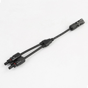 Y Photovoltaic Connector Y-tee <strong>One</strong>-two Solar Cell Module PV Connectors Male and Female <strong>Parallel</strong> - Product Image 2