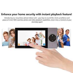 Residential Video Door Bell Smart Villa Video <strong>Intercom</strong> 7-Inch Video Door Phone Waterproof Wired Doorbell <strong>Intercom</strong> <strong>System</strong> - Product Image 3