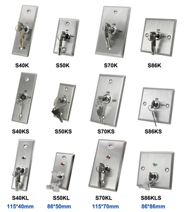 สวิตช์กุญแจ Dpdt แผงควบคุมการเข้าถึงสแตนเลส S40KD - Product Image 6