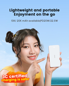 UGREEN 10000毫安时电源组便携式电源电池充电器USB C输入和输出PD 20w快速充电带数字显示 - Product Image 2
