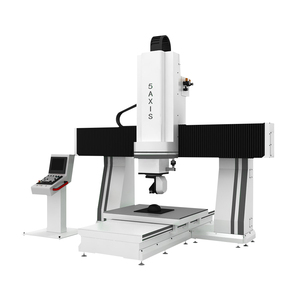 Personalización completa Máquina enrutadora Cnc de 5 ejes Fresadora de cinco ejes Máquina CNC de corte de madera 3D Sistema de control LNC de Taiwán - Product Image 1