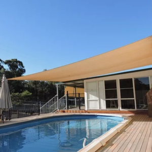 Langlebige Viereck-und rechteckige Sonnenschutz-Segel-Kunststoff netze mit hoher Dichte für den Pool - Product Image 3
