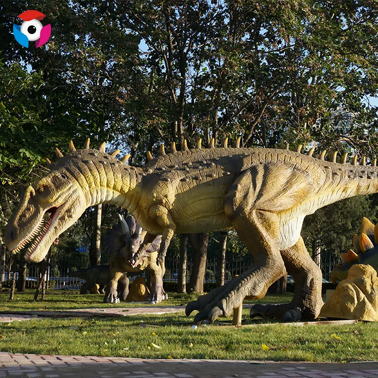 Dino parque simulação animatronic dinosur para mundo jurássico