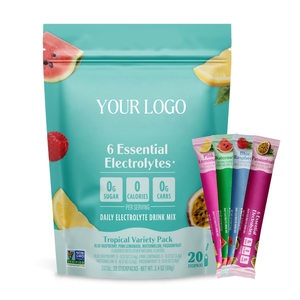 Integratore di vitamine senza zucchero per adulti integratore di nutrizione sportiva con miscela di elettroliti vegani organici in polvere - Product Image 1