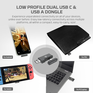 Fantech SHOOTER III WGP13S Gamepad Turbo modu kablosuz kablolu Gamepad için 2.4G mobil PS4 profesyonel denetleyici anahtarı Android - Product Image 5