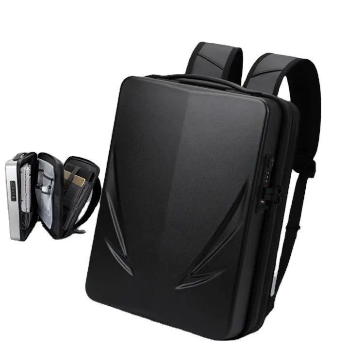 Toptan yeni ürünler PC sert kabuk bilgisayar çantası oyun sırt çantası erkekler için renk çift katmanlı siyah iyi ürün kalitesi ile