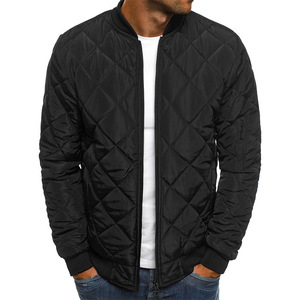 S-3XL artı boyutu erkekler ceketler kapitone mont kış sıcak erkek giyim 2024 katı ucuz giysiler kalite Zip up Coats