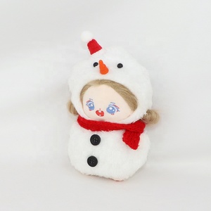 10cm bông <span class=keywords><strong>Inflatable</strong></span> Đồ chơi búp bê Quần Áo giáng sinh Series <span class=keywords><strong>Snowman</strong></span> Tuần Lộc Sao giáo dục thời trang búp bê phụ kiện quần áo - Product Image 5