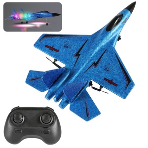 <strong>New</strong> 2.4G Electric Lightweight Led Night Light Remote Control <strong>RC</strong> Plane Glider Flying <strong>Toy</strong> for Beginners - Product Image 1