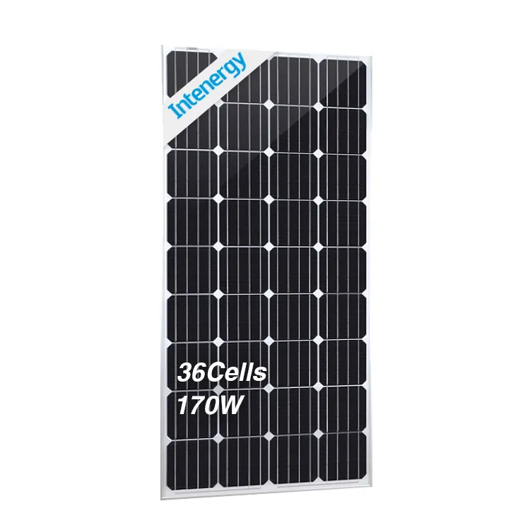 Монокристаллическая солнечная панель 170 Вт 12 В 100 Вт 200 Вт 300 Вт 400 Вт 500 Вт PV модули для солнечной системы
