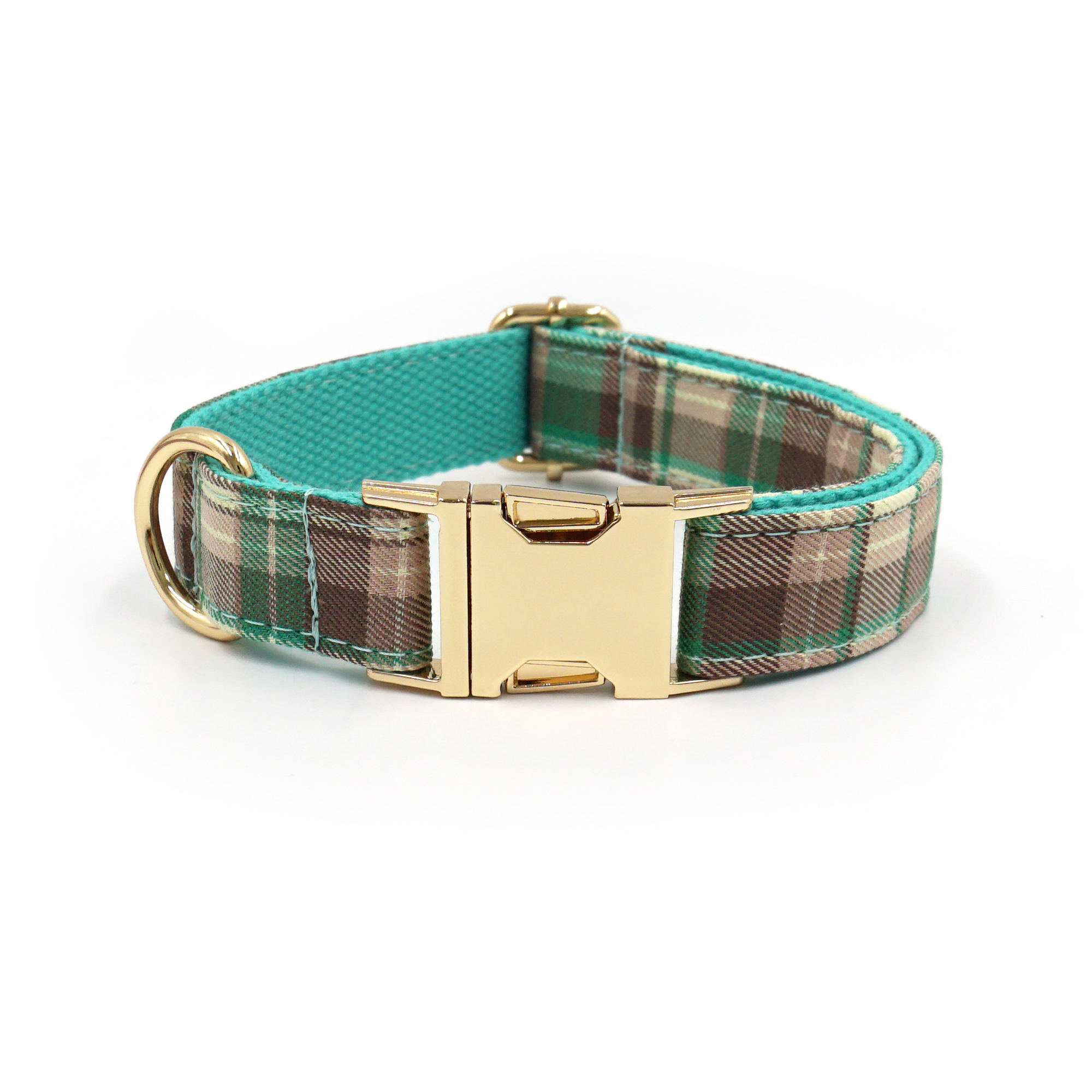 Plaid bleu lac