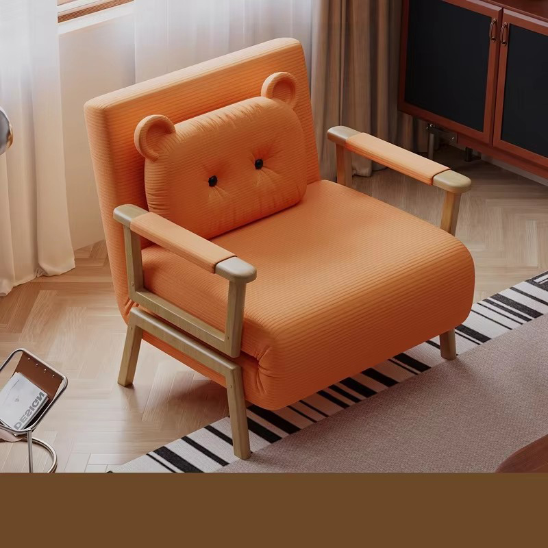 Éponge velours côtelé 65 orange