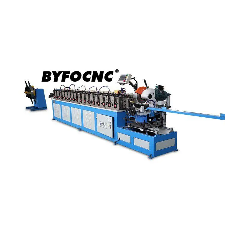 BYFO kare HVAC kanalı TDC flanş yapma makinesi paslanmaz çelik kanal TDC flanş makinesi TDC kanal makinesi