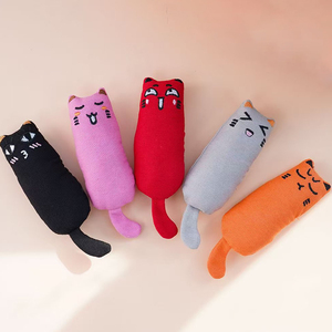 Juguetes de hierba gatera al por mayor, juguetes de peluche de hierba gatera para gatos, juguetes masticables de interior - Product Image 1