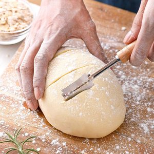 Bánh Mì Chống giỏ Đặt vòng sourdough giỏ với bột Whisk bánh mì Lame bột scraper làm sạch bàn chải - Product Image 5