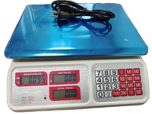 2023 bilancia a batteria ricaricabile calcolo dei prezzi conteggio elettronico 30kg 40Kg bilancia digitale - Product Image 3