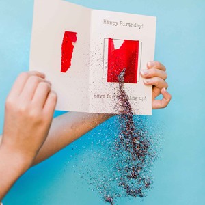 Yeni varış özel glitter patlama tebrik kartı sürpriz patlayan bomba iş teşekkür ederim kağıt kartı - Product Image 1
