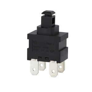 Fabrika sıcak satış düğme anahtarı PBS2-7 kendinden kilitleme anahtarı düz kafa 4 pin düğme anahtarı - Product Image 6