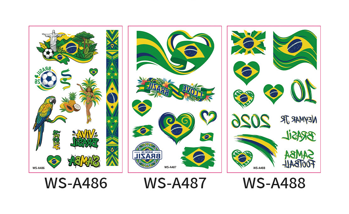 Brasileño 3 piezas/juego