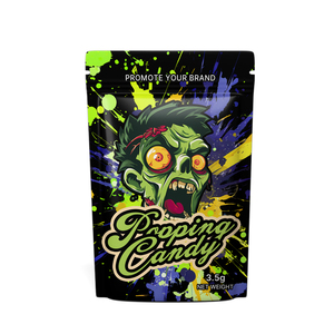 कस्टम गंध प्रमाण व्यक्तिगत तंबाकू 3.5 ईज़लों 3.5 मेरे लोगो के साथ गमी पैकेजिंग मालर बैग - Product Image 2