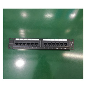 NEPCI Factory 10 pulgadas 12 puertos UTP Telecom Parts Cat5e/Cat6 Patch Panel XJY-GJ-19-128 - Product Image 2