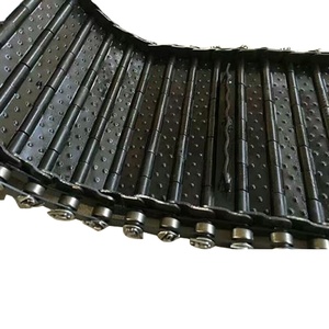 重型运输定制尺寸接受不锈钢金属网链板芯片输送机输送带 - Product Image 6