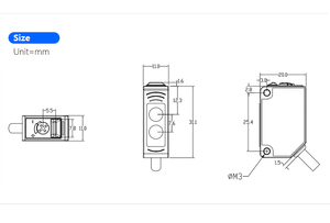 New <strong>Diffuse</strong> Reflection <strong>Photo</strong> Switch <strong>Sensor</strong> Original Spot Warrant One YearPositioning Eye Built-in Amplifier Photoelectric <strong>Sensor</strong> - Product Image 4
