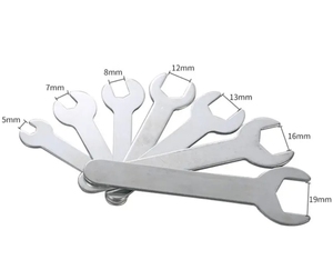 Hot bán Mini đóng dấu Hex duy nhất kết thúc mở cờ lê cờ lê Supper đánh bóng kết hợp Metric OEM tùy chỉnh hộp thép carbon - Product Image 3