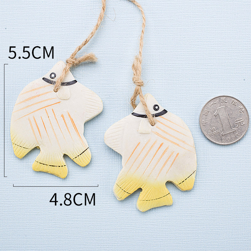 2 strings of double-sided striped fish