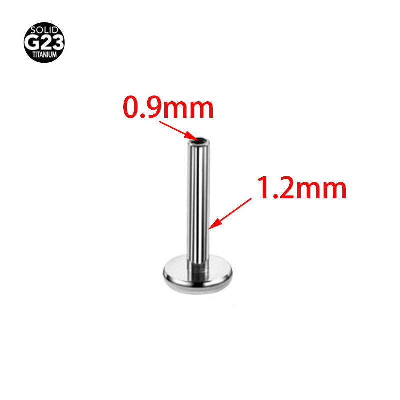 1.2 Base de titanio M0.9 longitud de varilla-Plata
