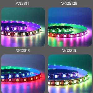 WS2812B WS2811 WS2813 WS2815 Pixel Smart 5050 RGB striscia luminosa WS2812 indirizzabile singolarmente 30/60/144LED/m nastro DC5V/12V - Product Image 3