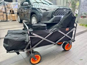 Bánh xe lớn gấp giỏ hàng cho đồ chơi bãi biển khăn và ô dù gấp bãi biển Wagon giỏ hàng với bánh xe - Product Image 3