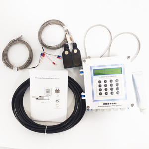 Medidor de flujo de agua Digital portátil, Sensor de flujo ultrasónico de energía, flujo de calor, salida de pulsos - Product Image 5