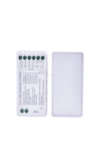 Ad alte prestazioni RGBWW Controller LED 2.4G Wifi 5 + 1 + 12V + 24V 2.4G RF RGBW Tuya App di controllo WIFI per paesaggio Led Strip - Product Image 5