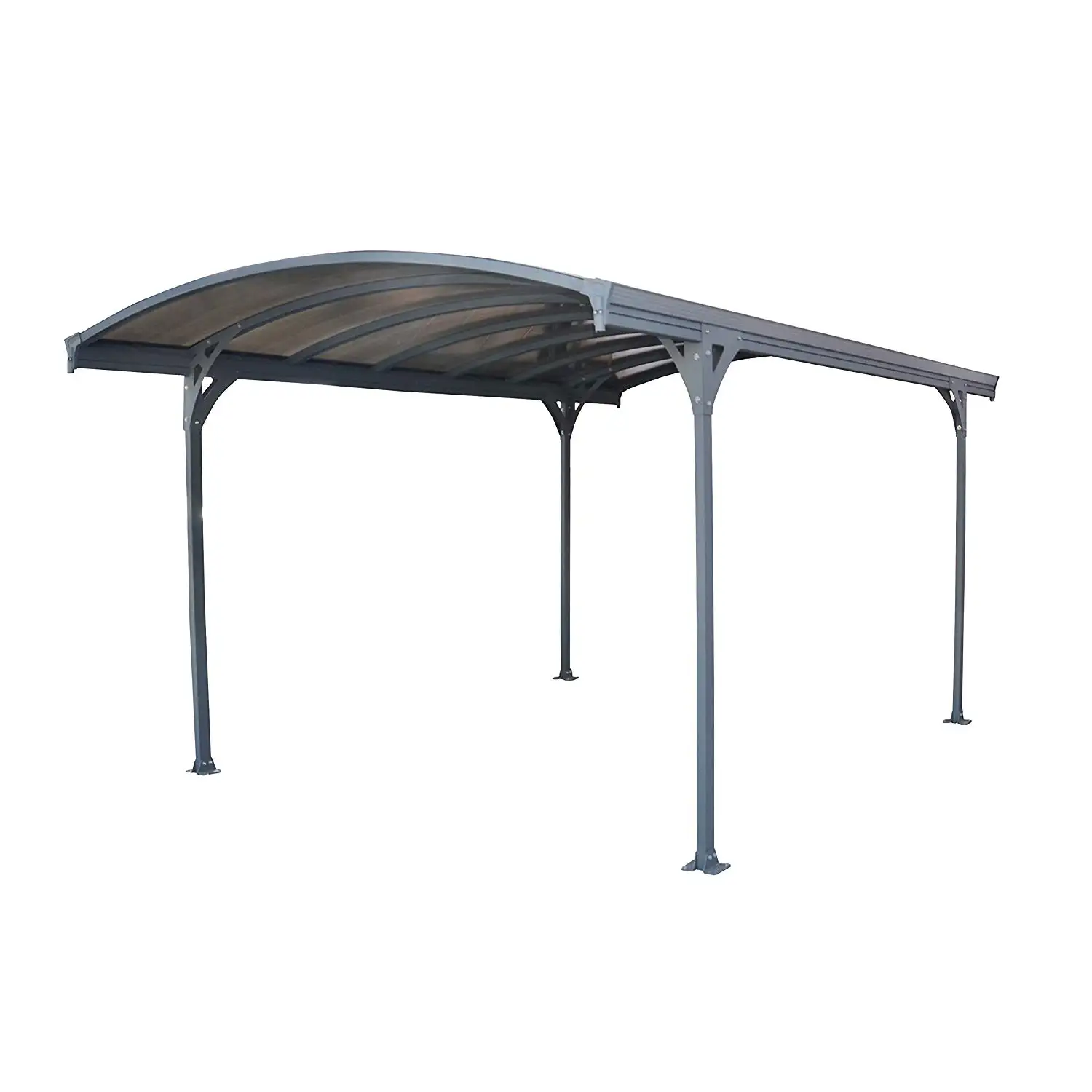 small metal frame carports ceiling cover arched polycarbonate roof sheet for sale