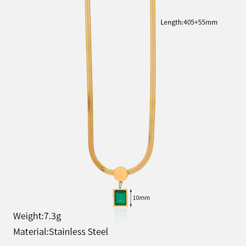 08#Square Necklace