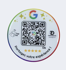 Autocollant époxy personnalisé de la collection <span class=keywords><strong>Google</strong></span> Review NFC avec code QR Bureau étanche NFC <span class=keywords><strong>Google</strong></span> Review Tag - Product Image 6
