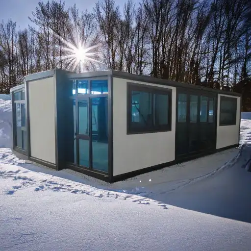 Expandable Containers House ready to living with washroom kitchen foldable home factory provide