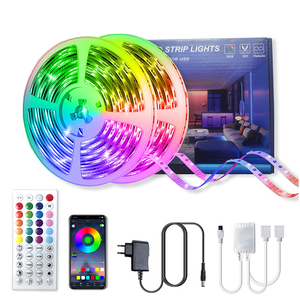 12 В 2A RGB смарт-светодиодная лента 30 м SMD 5050 12 светодиод/м с 44 клавишами пульта дистанционного управления - Product Image 2