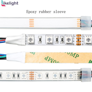 CRI ไฟ LED Smd5050แบบ4ขา rgbic คุณภาพสูงทนต่อสภาพอากาศ Ip20/IP65/IP67 DC12v/24V แถบไฟ LED สีเดียว - Product Image 2
