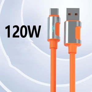 Toptan 6A Bold dijital ekran 120W silikon veri kablosu dayanıklılık otomatik kapanma ile 1M tip-c Usb şarj aleti kablo - Product Image 5