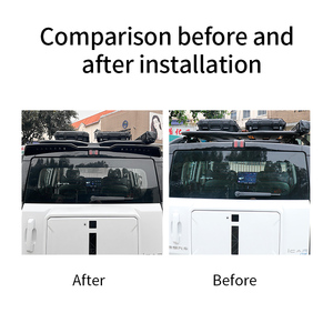 Chery ICAR 03 için kuyruk kanat entegre çatı kanat dış dekoratif Sticker özel basınç kuyruk çatı arka gövde dekoratif - Product Image 3