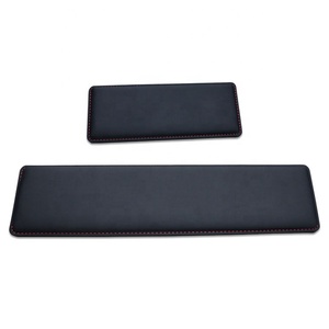 PU Leather Keyboard Wrist Rest Pad and Mouse Support Set <strong>Rubber</strong> Products with Comfortable Mouse Pad