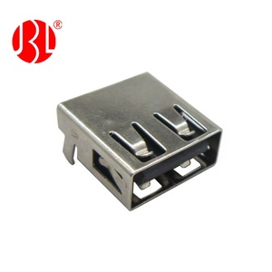 USB 2.0 a型母插座，4针LCP连接器，用于键盘PCB安装 - Product Image 4