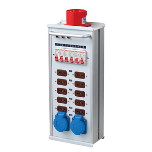 Caja de distribución de luz de escenario SHTX, entrada y salida 32A, salida 16A de 12 vías con luz indicadora de pantalla de voltaje, se puede personalizar - Product Image 5