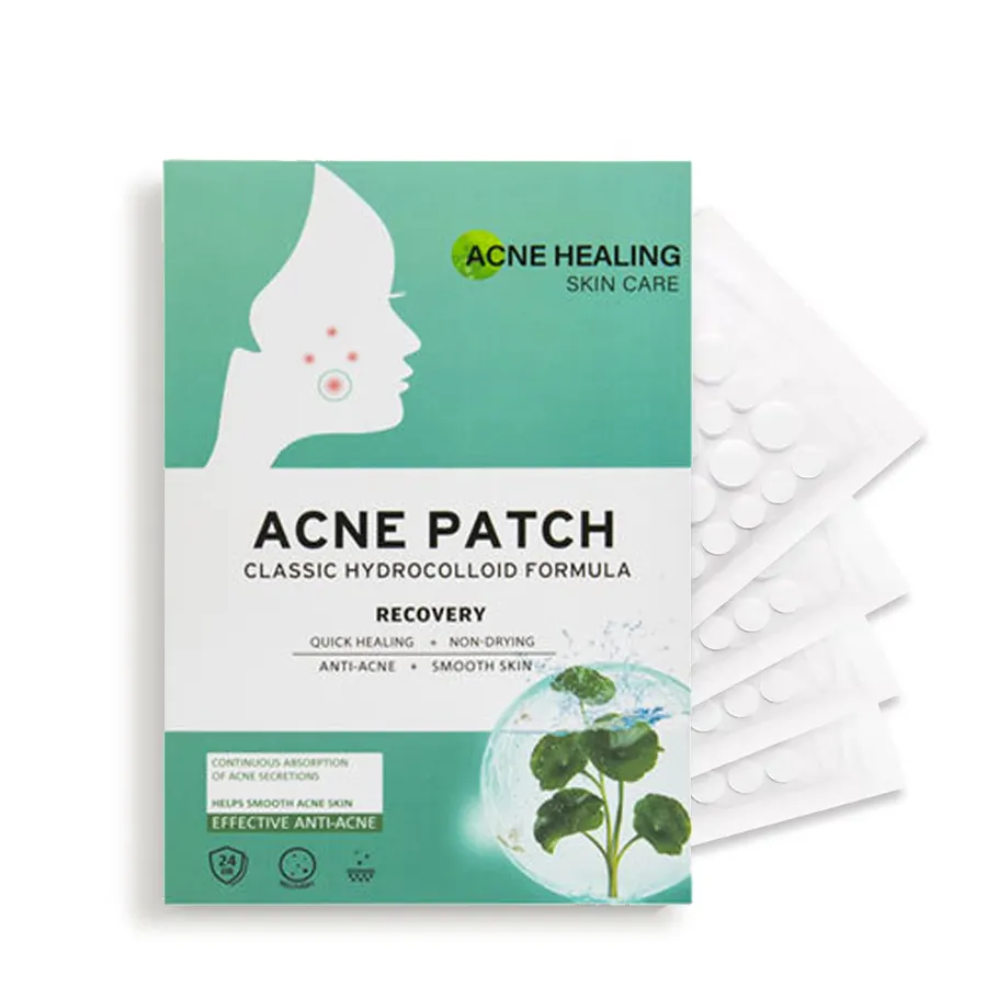 Aangepaste Verpakking Tea Tree Olie Onzichtbare Waterdichte Hydrocolloid Spot Acne Genezing Puistje Patches Voor Huidverzorging