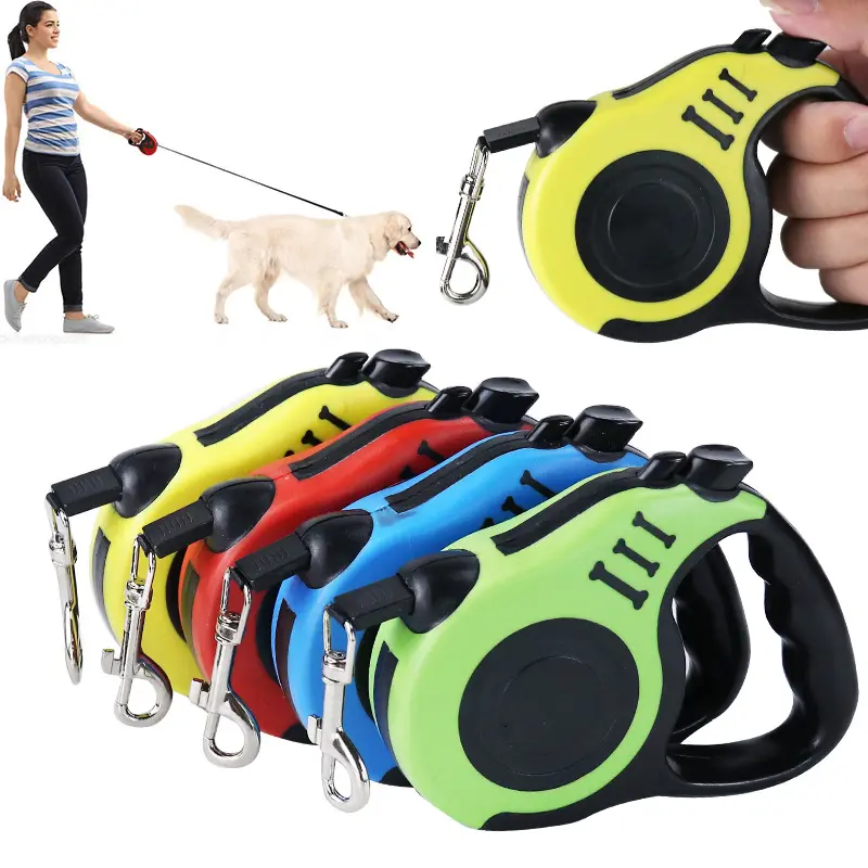 Manufacturer customized small and medium-sized dog traction rope dog harness leash automatic retractable pet leashes